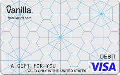 Hexagon Pattern Visa Gift Card