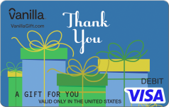 Blue Gifts- Visa Gift Card