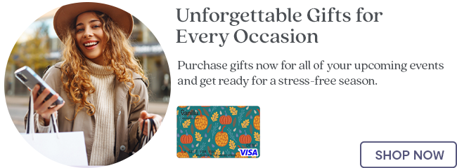 Hero Banner 2 - Fall Pattern Visa Gift Card