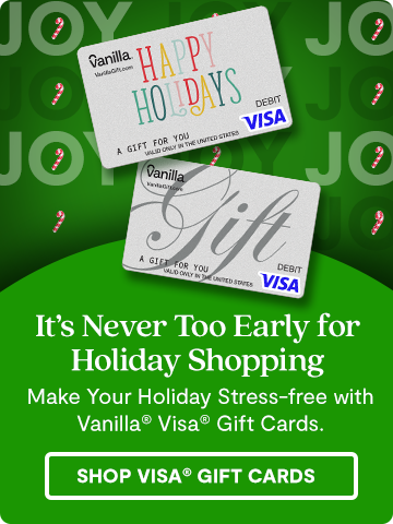 Shop Holiday Gift Cards Early with Promo Code