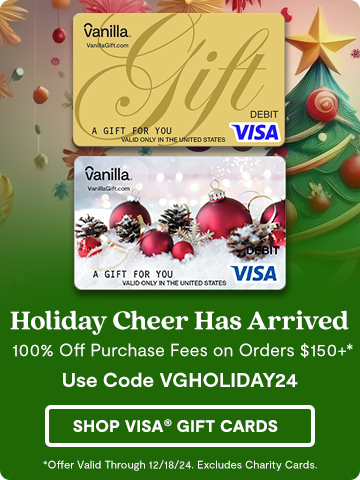 Hero Banner 1 - Vanilla Visa Holiday Cheer Has Arrived