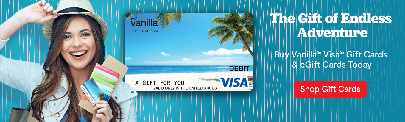 Buy Visa Gift Cards, eGift Cards | Vanilla Gift.com