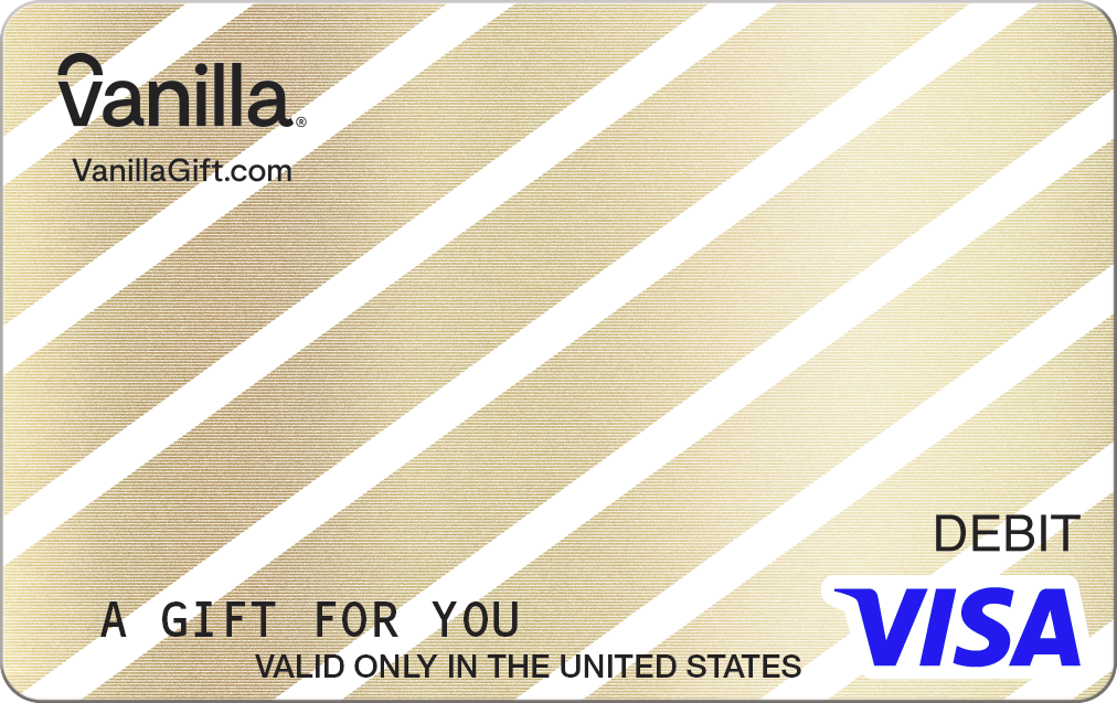 Gold Diagonal Gift Card