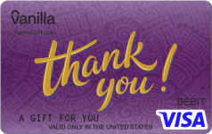 Featured Card 5 - Thanks Violet Gift Card