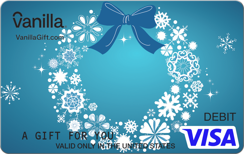 Sapphire Snowy Wreath Gift Card