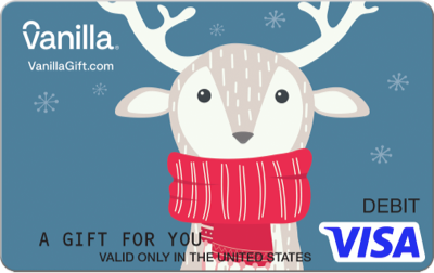 Scarf Reindeer Gift Card