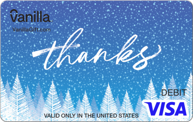 Snowy Thanks Gift Card