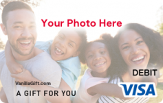 Vanilla Visa Custom Photo Gift Card