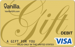 Vanilla Visa Gold Script